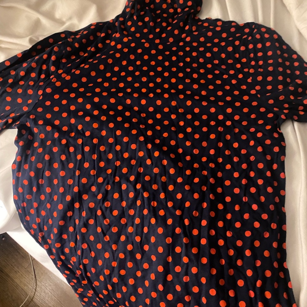 NWT J crew polkadot turtleneck